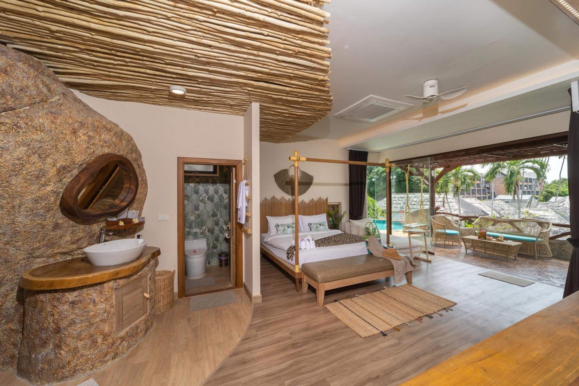 The Rock Samui Beach Resort Lamai Beach  Bilik gambar