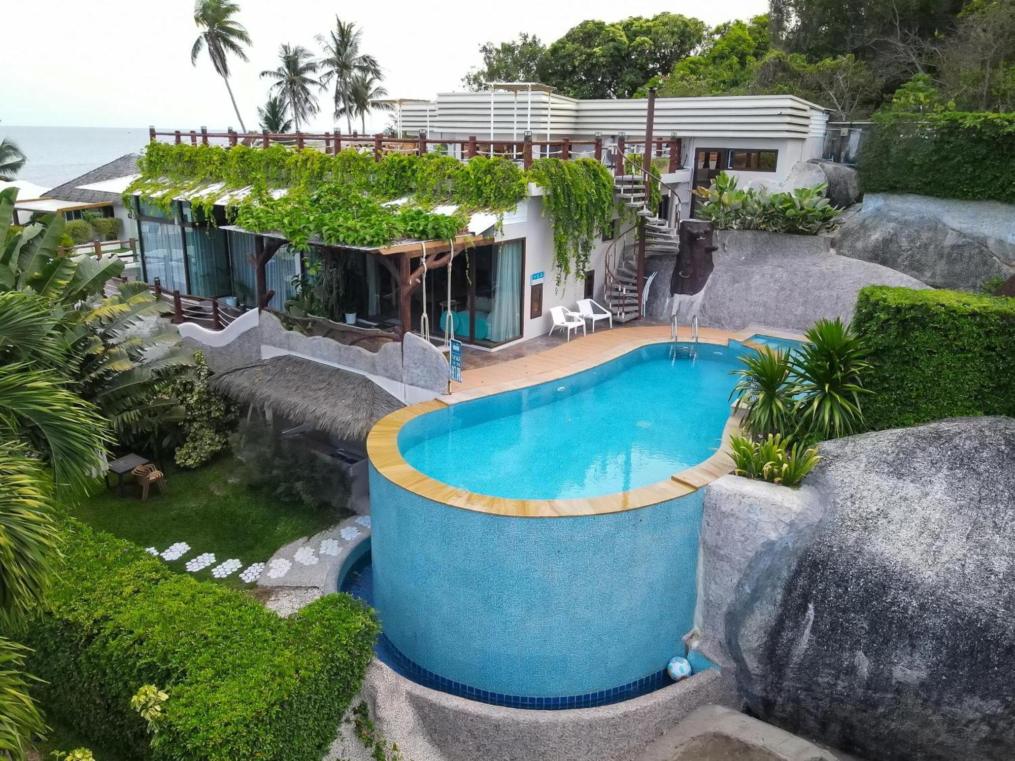 The Rock Samui Beach Resort Lamai Beach  Luaran gambar